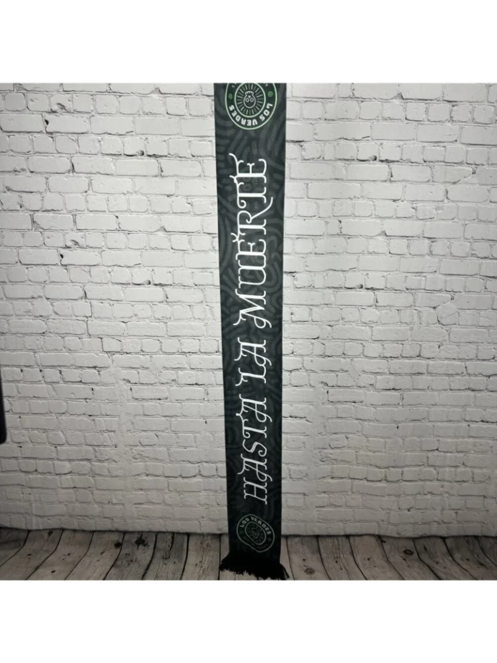 Austin FC Green Black Los Verdes Hasta La Muerte Football MLS Soccer Scarf 54”